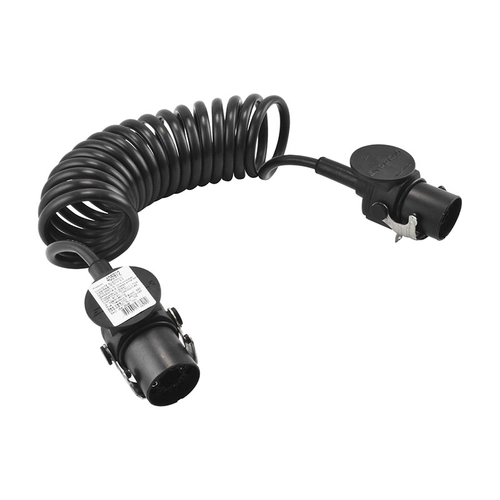 CHICOTE ELÉTRICO DE CONEXÃO ENTRE CAVALO E CARRETA COM 7 FIOS DO ABS E 5,5 METROS COM TOMADAS - CHIC06F