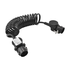 CHICOTE ELÉTRICO DE CONEXÃO ENTRE CAVALO E CARRETA COM 7 FIOS DO ABS E 5,5 METROS COM TOMADAS - CHIC06F