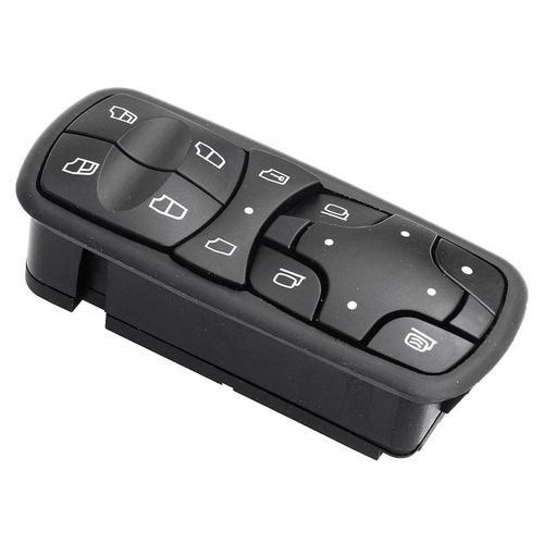 INTERRUPTOR DE ACIONAMENTO DE VIDRO ELÉTRICO COM DESEMBAÇADOR E REGULAGEM DOS RETROVISORES DO MERCEDES BENZ LADO ESQUERDO - INTE09A