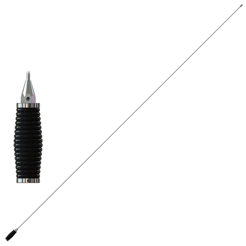 ANTENA PX MARIA MOLE FORCE COM 1/4 DE ONDA E 2,70M DE COMPRIMENTO SEM PROLONGADOR COM BASE PRETA - ANTE01F-PR