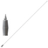 ANTENA PX MARIA MOLE FORCE COM 1/4 DE ONDA E 2,70M DE COMPRIMENTO SEM PROLONGADOR COM BASE CROMADA - ANTE01F-CR