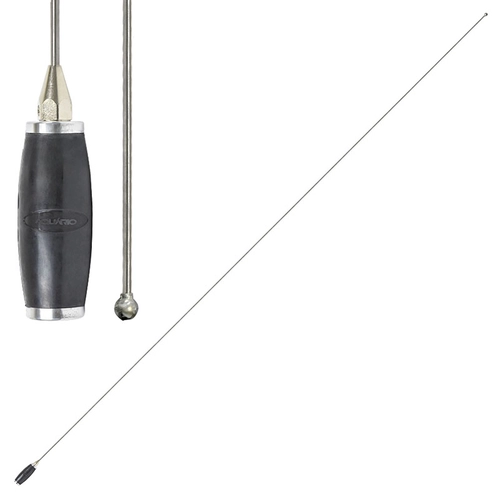 ANTENA PX MARIA MOLE DE 1/4 DE ONDA SEM PROLONGADOR COM 2,78M E BASE PU PRETA - ANTE02