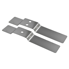 KIT DE SUPORTE DA BUZINA MARÍTIMA AUTOCOLANTE COM 02 PEÇAS DE INOX - KITS90
