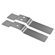 KIT DE SUPORTE DA BUZINA MARÍTIMA AUTOCOLANTE COM 02 PEÇAS DE INOX - KITS90
