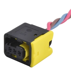 CONECTOR ELÉTRICO DE 3 VIAS COM TRAVA PARA FARÓIS AUXILIARES DO VOLVO E MÓDULO DE INJEÇÃO ELETRÔNICA DO VOLKSWAGEN - CONE78