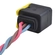 CONECTOR ELÉTRICO DE 3 VIAS COM TRAVA PARA FARÓIS AUXILIARES DO VOLVO E MÓDULO DE INJEÇÃO ELETRÔNICA DO VOLKSWAGEN - CONE78