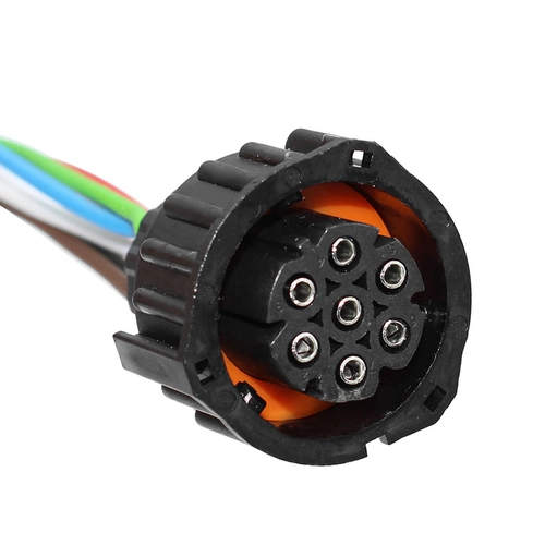 CONECTOR ELÉTRICO DE 7 VIAS DO FAROL DO MERCEDES BENZ E DAS LANTERNAS TRASEIRAS DO SCANIA VOLVO E VOLKSWAGEN - CONE51H
