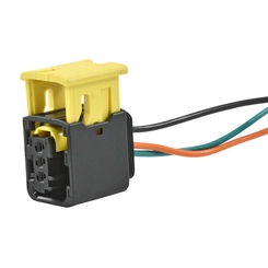 CONECTOR ELÉTRICO DE 3 VIAS COM TRAVA PARA FARÓIS AUXILIARES DO VOLVO E MÓDULO DE INJEÇÃO ELETRÔNICA DO VOLKSWAGEN - CONE78A