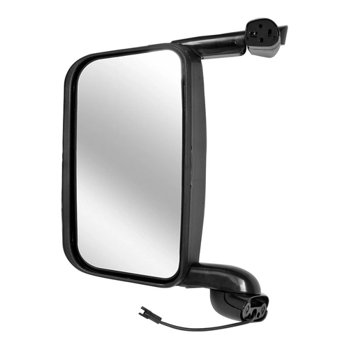 RETROVISOR PRINCIPAL MANUAL COM DESEMBAÇADOR E BRAÇO DE ALUMÍNIO DO SCANIA LADO ESQUERDO - RETR62-E