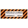FAIXA REFLETIVA PRISMÁTICA UNIVERSAL DE ADVERTÊNCIA DE VEÍCULOS LONGOS DE 800X2300MM - FAIX08