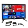 SMART TV PARA CAMINHÃO DE 24" COM WIFI ANDROID BIVOLT E CONVERSOR DE 110 E 220V - TELE02-I