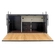 CAIXA DE COZINHA DE MADEIRA DE 1160MM X 640MM X 640MM COM 02 GAVETAS SUPORTE DE FIXAÇÃO E ACABAMENTO MADEIRADO - CXCO20