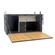 CAIXA DE COZINHA DE MADEIRA DE 1160MM X 640MM X 640MM COM 02 GAVETAS SUPORTE DE FIXAÇÃO E ACABAMENTO MADEIRADO - CXCO20