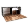 CAIXA DE COZINHA DE MADEIRA DE 1234MM X 515MM X 494MM COM 02 GAVETAS SUPORTE DE FIXAÇÃO E ACABAMENTO MADEIRADO - CXCO16