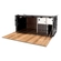 CAIXA DE COZINHA DE MADEIRA DE 1234MM X 515MM X 494MM COM 02 GAVETAS SUPORTE DE FIXAÇÃO E ACABAMENTO MADEIRADO - CXCO16