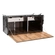 CAIXA DE COZINHA DE MADEIRA DE 1070MM X 565MM X 640MM COM 02 GAVETAS SUPORTE DE FIXAÇÃO E ACABAMENTO MADEIRADO - CXCO23