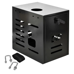 CAIXA DE METAL PARA GERADOR COM BOCAL LATERAL PARA FIXAÇÃO NAS CARRETAS DE 550X400X550MM - CXGE01
