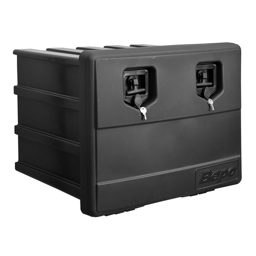 CAIXA DE FERRAMENTAS DE PLÁSTICO SEM SUPORTE DE FIXAÇÃO COM DUAS FECHADURAS DE 540MMX700MMX580MM - CXFE11