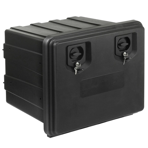 CAIXA DE FERRAMENTAS DE PLÁSTICO COM SUPORTE DE FIXAÇÃO DE 600MMX500MMX480MM - CXFE04A