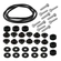KIT COMPLETO DE FIXAÇÃO DO TAPA-SOL DO VOLVO - KITS143