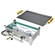 FOGAREIRO DE INOX COM MANGUEIRA REGISTRO E CHAPA COM 2 BOCAS DE 420X220X110MM DO LADO ESQUERDO - FOGA07-E