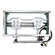 FOGAREIRO DE INOX COM MANGUEIRA REGISTRO E 2 BOCAS DE 420X220X100MM DO LADO DIREITO - FOGA05-D