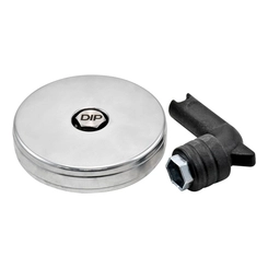 TAMPA DO TANQUE DE ARLA ANTIVAZAMENTO DE ALUMÍNIO DO VOLVO PARA BOCAL DE ENCAIXE - TAMP68B
