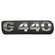EMBLEMA DE POTÊNCIA G440 DA GRADE FRONTAL DO SCANIA CROMADO - EMBL20