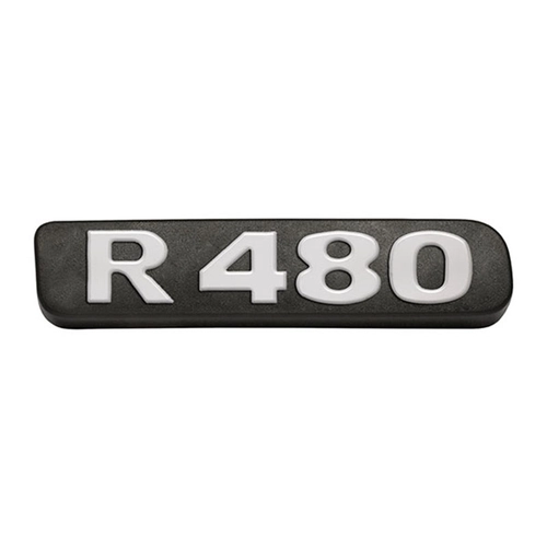 EMBLEMA DE POTÊNCIA R480 CROMADO DO SCANIA - EMBL25