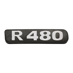 EMBLEMA DE POTÊNCIA R480 CROMADO DO SCANIA - EMBL25