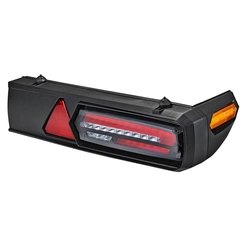 LANTERNA TRASEIRA COMPLETA DAS CARRETAS LIBRELATO DE LED COM ACABAMENTO E CONECTOR DE 5 VIAS DO LADO DIREITO ORIGINAL - LANT222-D