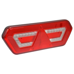 LANTERNA TRASEIRA DIAMOND III DE LED COM DIRECIONAL SEQUENCIAL DE CONECTOR DE 5 VIAS DA GUERRA DO LADO ESQUERDO - LANT76C-E