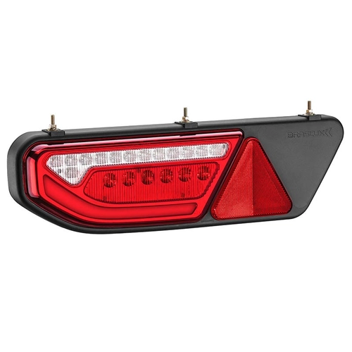LANTERNA TRASEIRA COMPLETA DE LED PARA CONECTOR DE 5 VIAS DA RODOTÉCNICA E RODOLINEA DO LADO ESQUERDO - LANT109-E