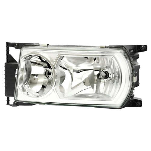 FAROL PRINCIPAL DE LÂMPADA SEM MEIA LUZ DO SCANIA LADO ESQUERDO - FARO35J-E