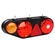 LANTERNA TRASEIRA COMPLETA DAS CARRETAS NOMA DE LED 24V COM TRIÂNGULO E CHICOTE DE 5 VIAS DO LADO ESQUERDO - LANT74-E