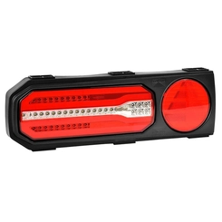 LANTERNA TRASEIRA COMPLETA SYMLED DE LED COM FUNÇÃO NEBLINA INTEGRADA DE CONECTOR DE 5 VIAS DO LADO ESQUERDO - LANT181-E-I