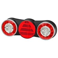 LANTERNA TRASEIRA COMPLETA BRASPOINT IV LG DA FACCHINI DE LED BIVOLT E CONECTOR DE 7 VIAS DO LADO DIREITO - LANT164-D