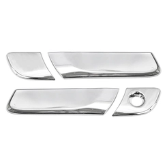 CONJUNTO DE APLIQUE CROMADO DA MAÇANETA DE PORTA DO VOLVO - APLI04