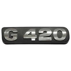EMBLEMA DE POTÊNCIA G420 CROMADO DO SCANIA - EMBL37