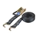 CONJUNTO DE AMARRAÇÃO DE 3 TONELADAS COM CINTA DE 8,70M X 50MM E CATRACA DE 0,50M X 50MM COM GANCHO J - PRETO - CONJ03F-PR-I