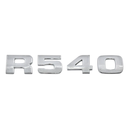 EMBLEMA DE POTÊNCIA R540 CROMADO DA GRADE FRONTAL DO SCANIA - EMBL54-CR