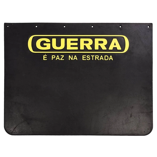 PARA BARRO DAS CARRETAS GUERRA COM 710X540MM E ESCRITA AMARELA SUPERIOR DE BORRACHA SINTÉTICA PADRÃO MONTADORA - PABA54
