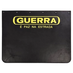 PARA BARRO DAS CARRETAS GUERRA COM 710X540MM E ESCRITA AMARELA SUPERIOR DE BORRACHA SINTÉTICA PADRÃO MONTADORA - PABA54