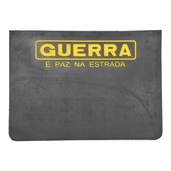 PARA BARRO DAS CARRETAS GUERRA COM 700X530MM E ESCRITA AMARELA SUPERIOR DE BORRACHA SINTÉTICA - PABA51C