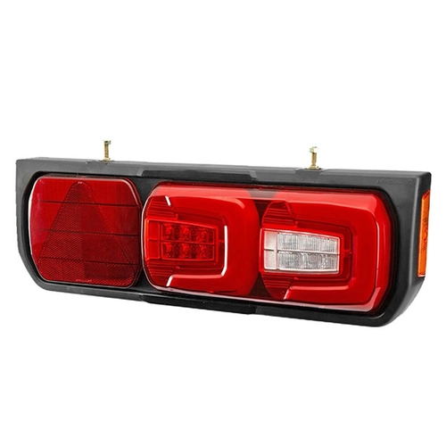 LANTERNA TRASEIRA COMPLETA DAS CARRETAS IBIPORÃ DE LED BIVOLT DE CONECTOR DE 5 VIAS DO LADO DIREITO - LANT217-D