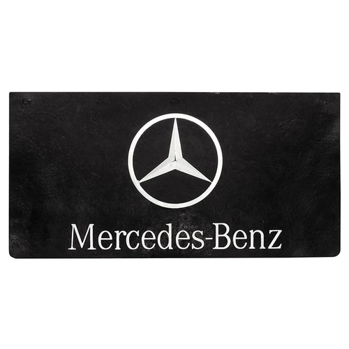 PARA BARRO DO MERCEDES BENZ TRASEIRO COM 600X300MM E ESCRITA INFERIOR DE BORRACHA SINTÉTICA - PABA43C