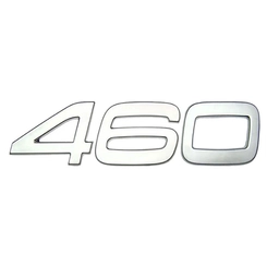 EMBLEMA CROMADO DO CAPÔ 460 DE POTÊNCIA DO VOLVO - EMBL40