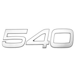 EMBLEMA CROMADO 540 LATERAL DA POTÊNCIA DO VOLVO - EMBL41