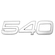 EMBLEMA CROMADO 540 LATERAL DA POTÊNCIA DO VOLVO - EMBL41