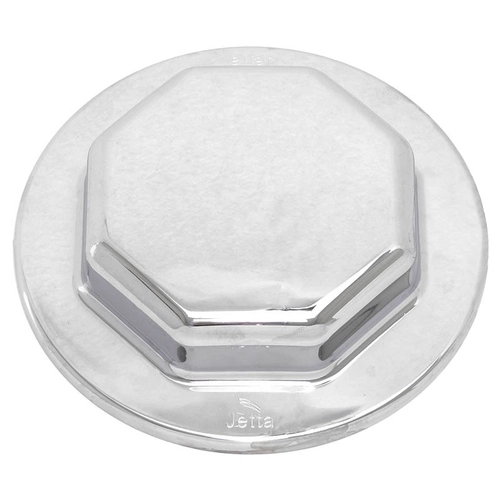 SOBRE TAMPA CROMADA DO CUBO DE RODA DO SCANIA SEM LOGO - SOBR02B